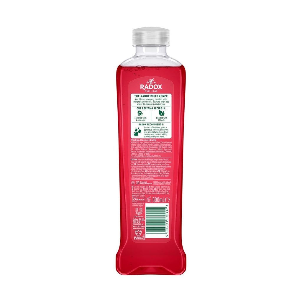 Radox 100% Nature Inspired Fragrances Muscle Therapy Bath Soak 500ml