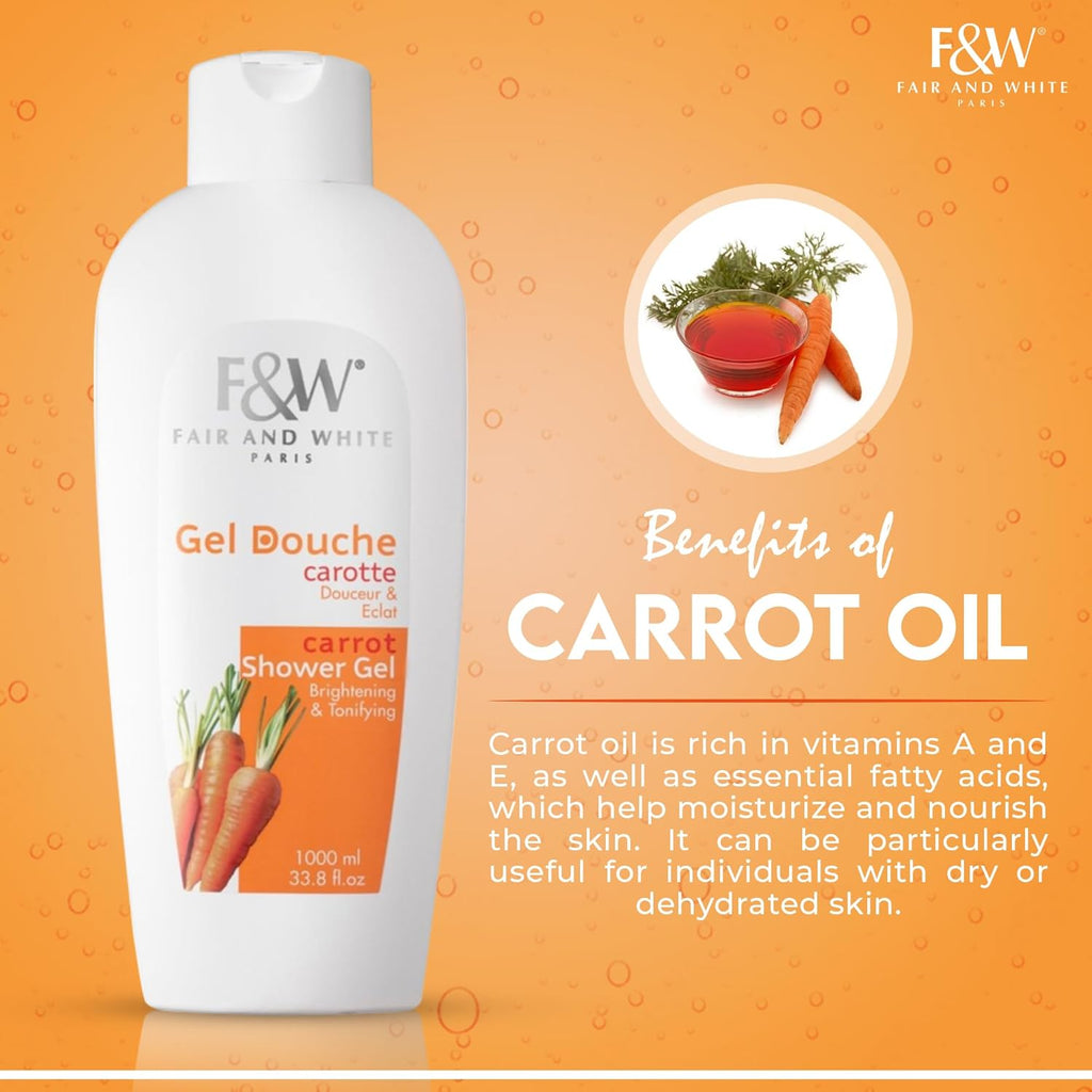 F & W Original Carrot Shower Gel 250ml / 1000ml