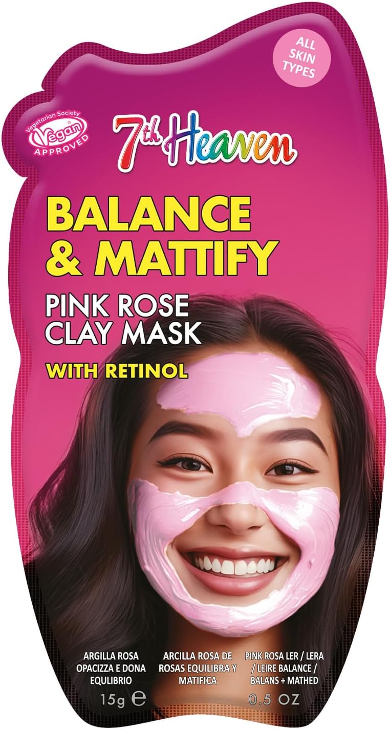 Montagne Jeunesse 7Th Heaven Balance And Mattify Pink Rose Clay Mask