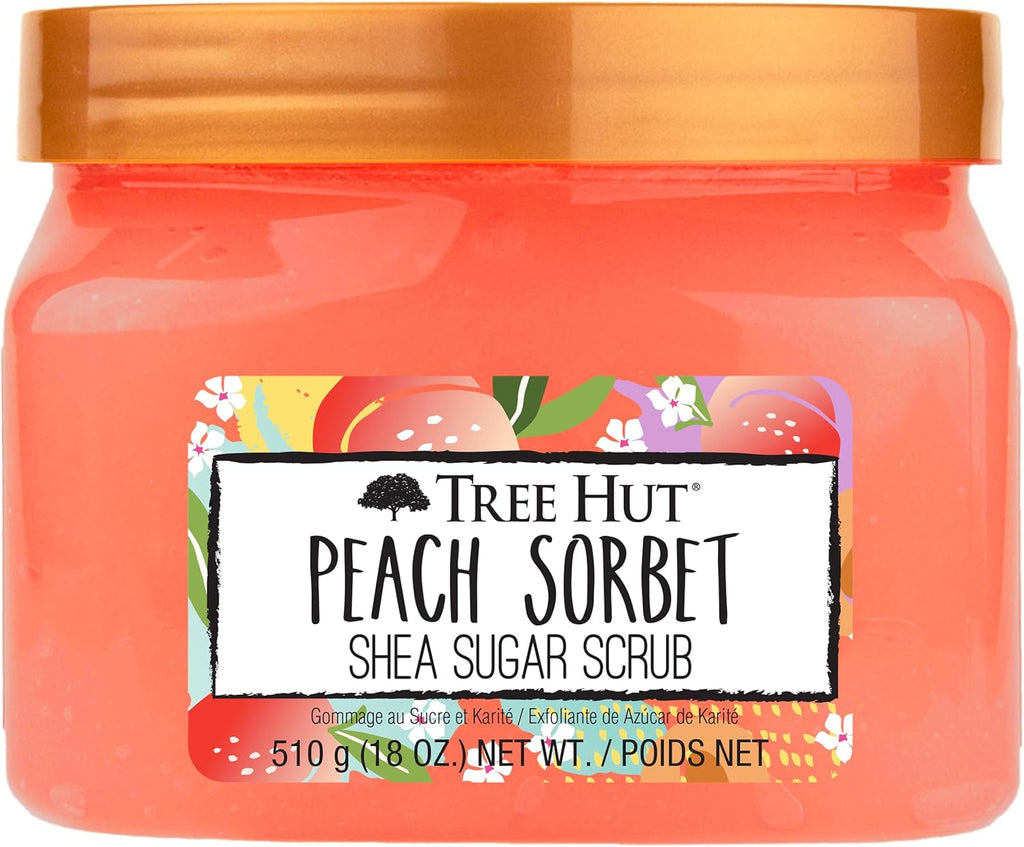 Tree Hut Peach Sorbet Shea Sugar Scrub 510g