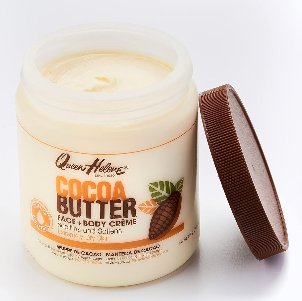 Queen Helene Cocoa Butter Face Plus Body Creme 425g / 136g