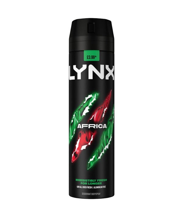 Lynx Africa Irresistibly Fresh Deaodrant Body Spray