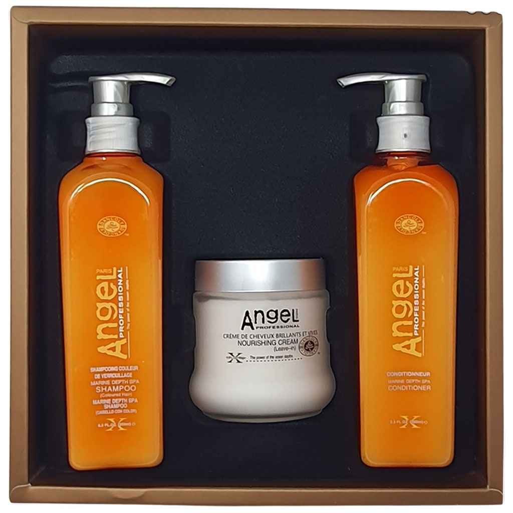 ANGEL EN PROVENCE Marine Depth Spa For Colored Hair Gift Set