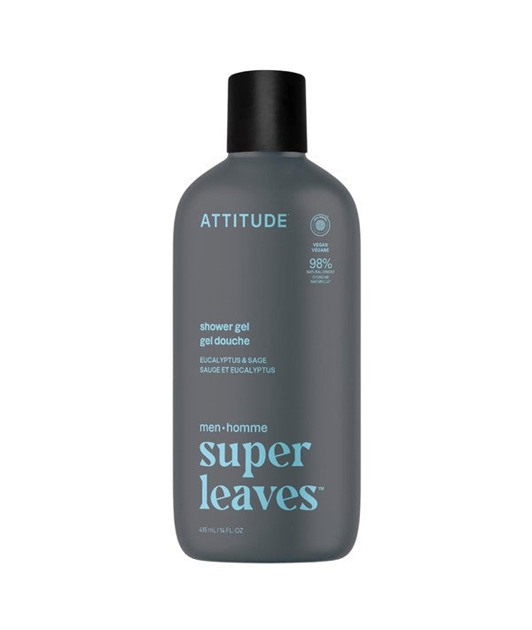 Attitude  Super Leaves Men Eucalyptus And Sage Shower Gel