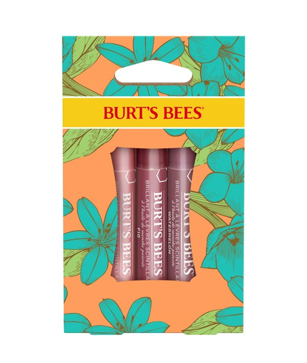 Burts Bees Petal Kisses Lip Shimmer Gift Set 2.6g