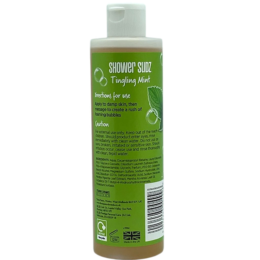 Three Pears Cyclax Tingling Mint Shower Sudz Body Wash 250ml