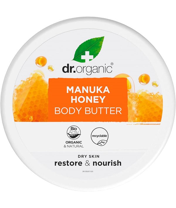 Dr Organic Manuka Honey Restore And Nourish Body Butter 200ml