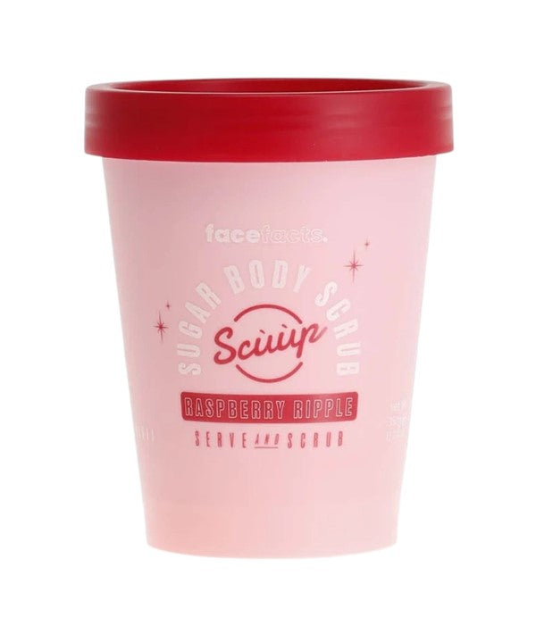 Face Facts Scuup Raspberry Ripple Sugar Body Scrub