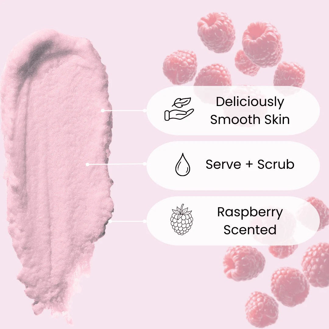 Face Facts Scuup Raspberry Ripple Sugar Body Scrub