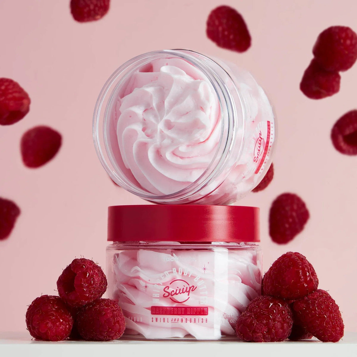 Face Facts Scuup Raspberry Ripple Whipped Body Butter