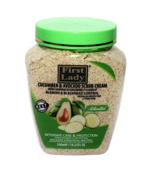 First Lady Cucumber And Avocado Scrub Cream 540ml