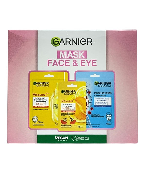 Garnier Mask Face And Eye Gift Set