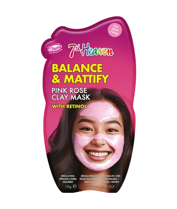 Montagne Jeunesse 7Th Heaven Balance And Mattify Pink Rose Clay Mask