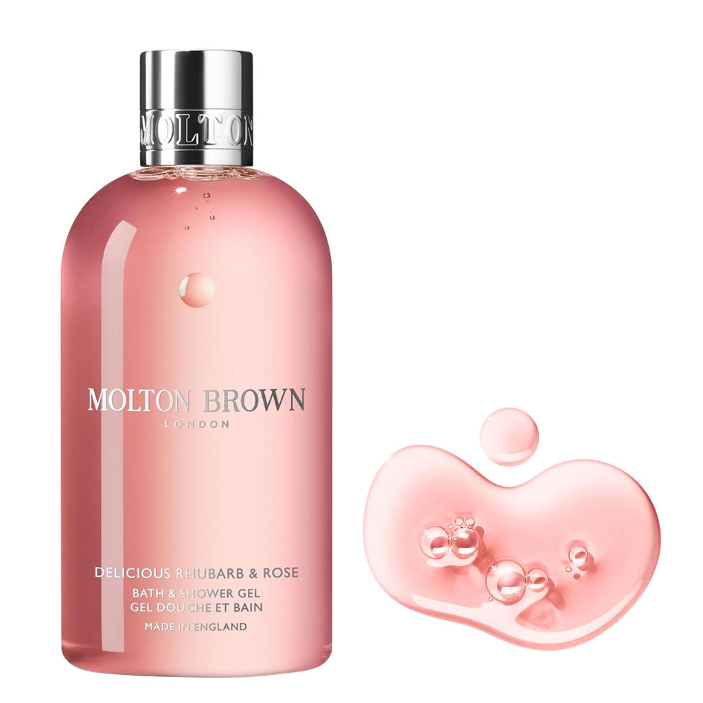 Molton Brown Delicious Rhubarb Rose Bath And Shower Gel 300ml