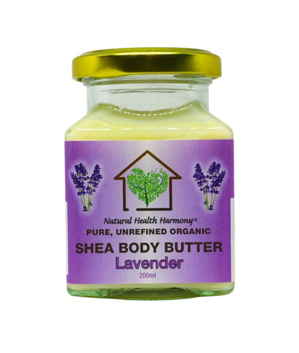 Natural Health Harmony Shea Body Butter Lavender 200ml
