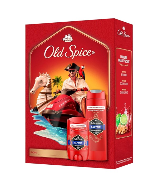Old Spice Captain Gift Set For Men