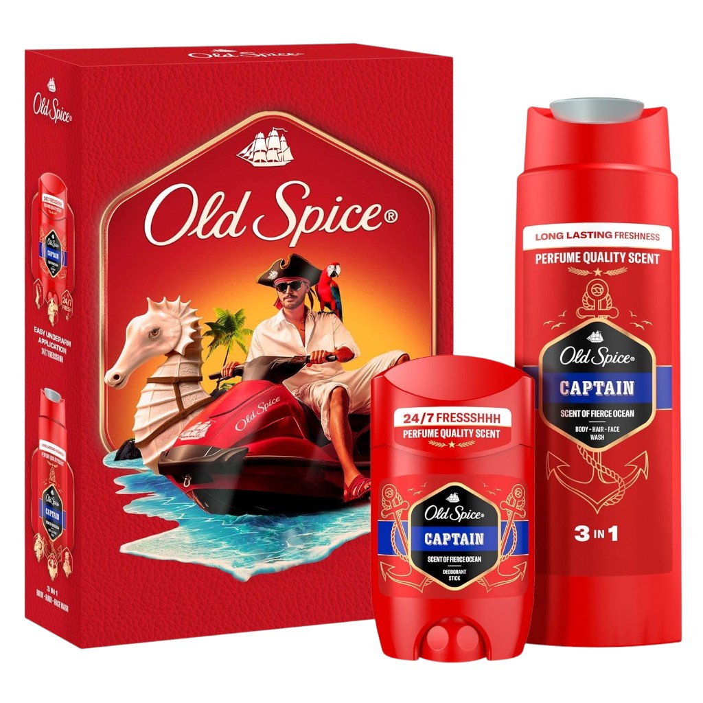 Old Spice Captain Gift Set For Men