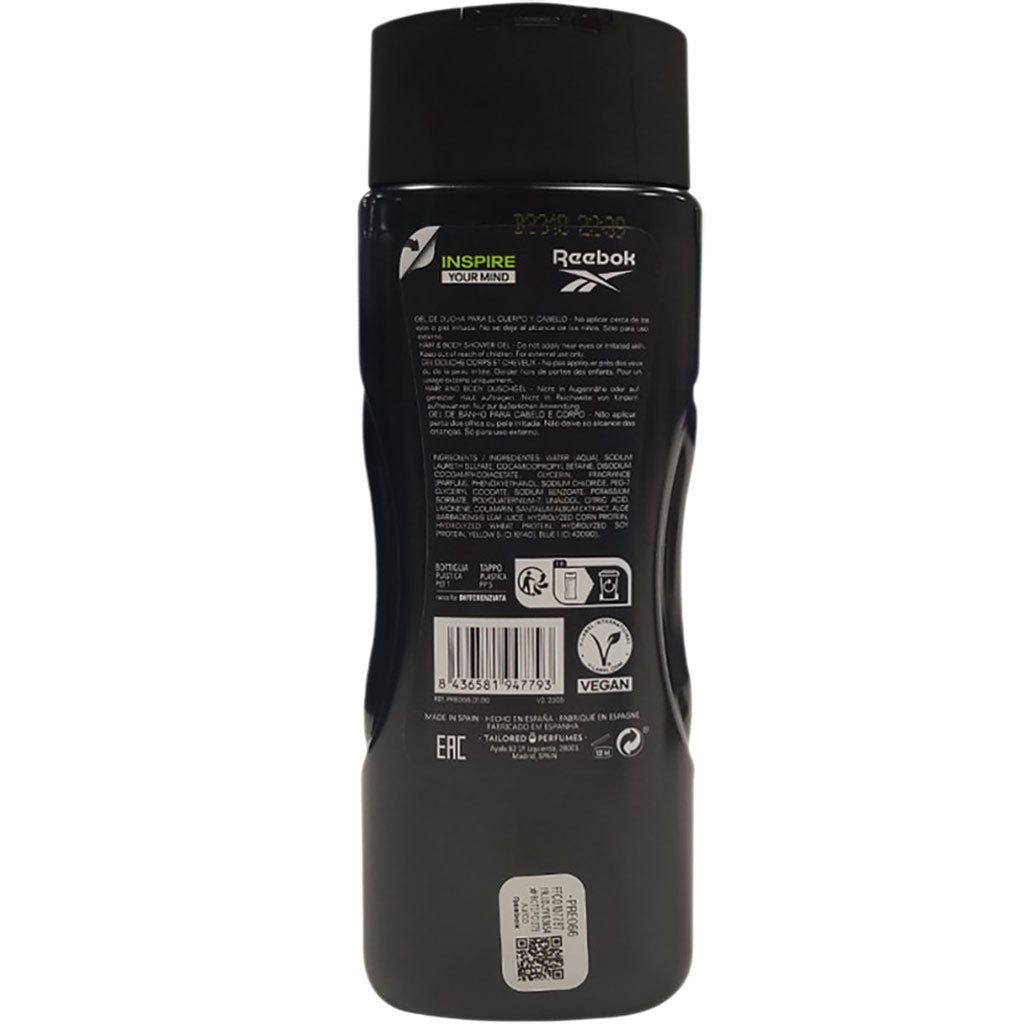 Reebok Inspire Your Mind 4 In 1 Hair And Body Shower Gel