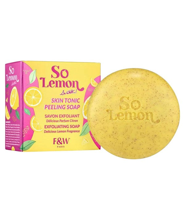 Fair And White So Lemon Skin Tonic Peeling Exfoliating Soap