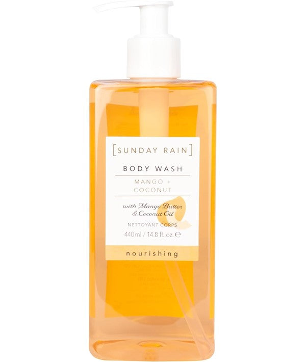 Sunday Rain Body Wash With Mango Butter And Coconut Oil