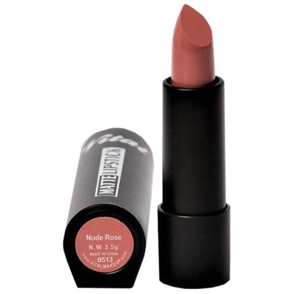 Vital Makeup Matte Lipstick Nude Rose