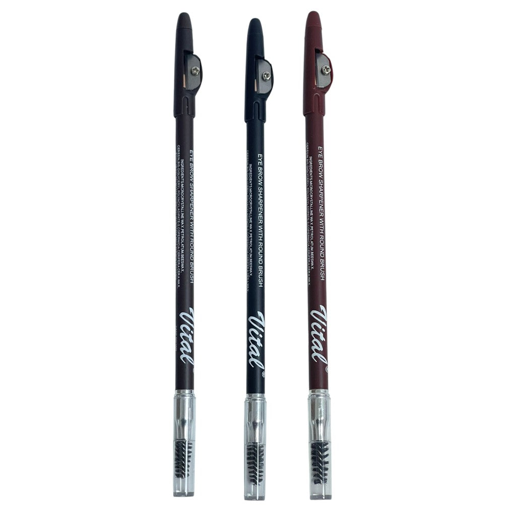 Vital Makeup Vital Eyebrow Pencil With Sharpener And Brush