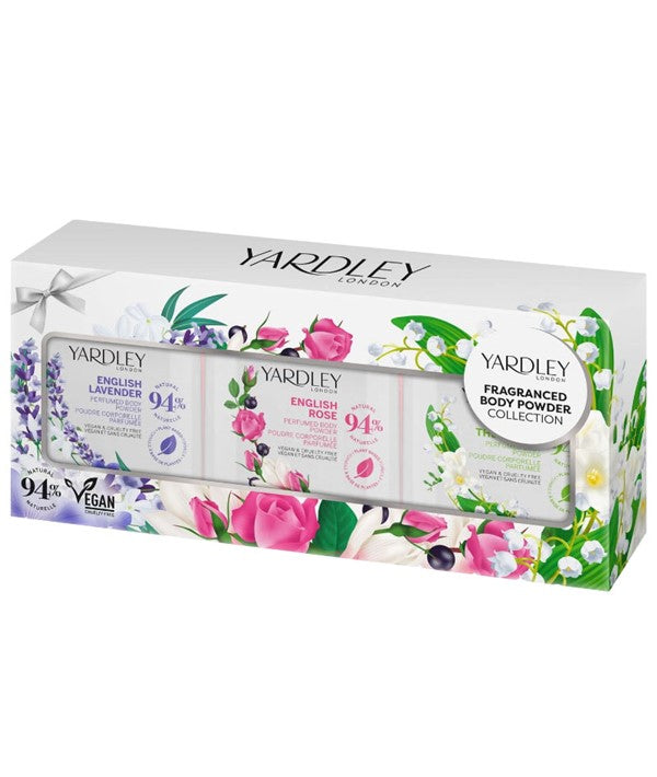 Yardley Floral Fragranced Mini Body Powder Collection 50g Gift Set