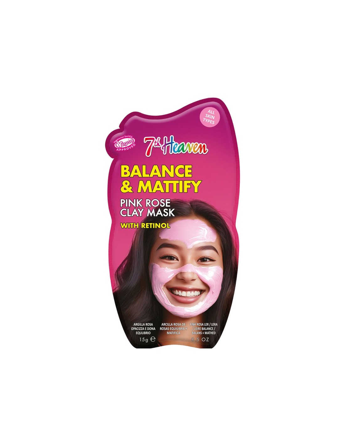 Montagne Jeunesse 7Th Heaven Balance And Mattify Pink Rose Clay Mask